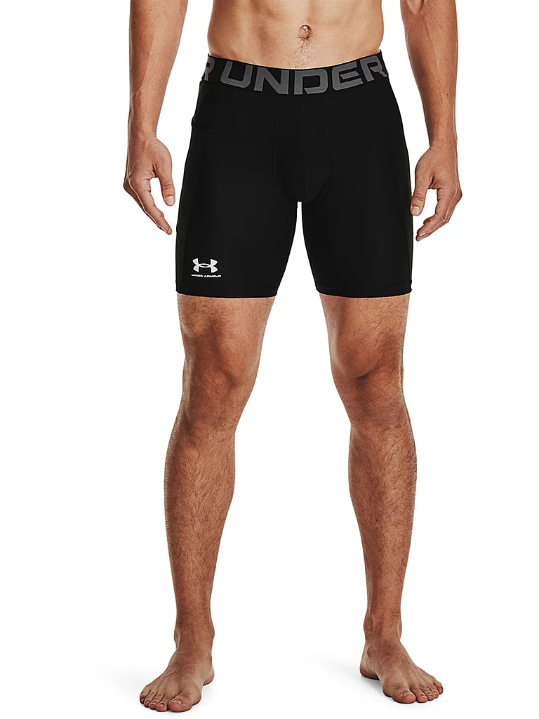 UNDER ARMOUR Herren Fitnessshorts HeatGear® Armour Kompression schwarz | M — Bild 3